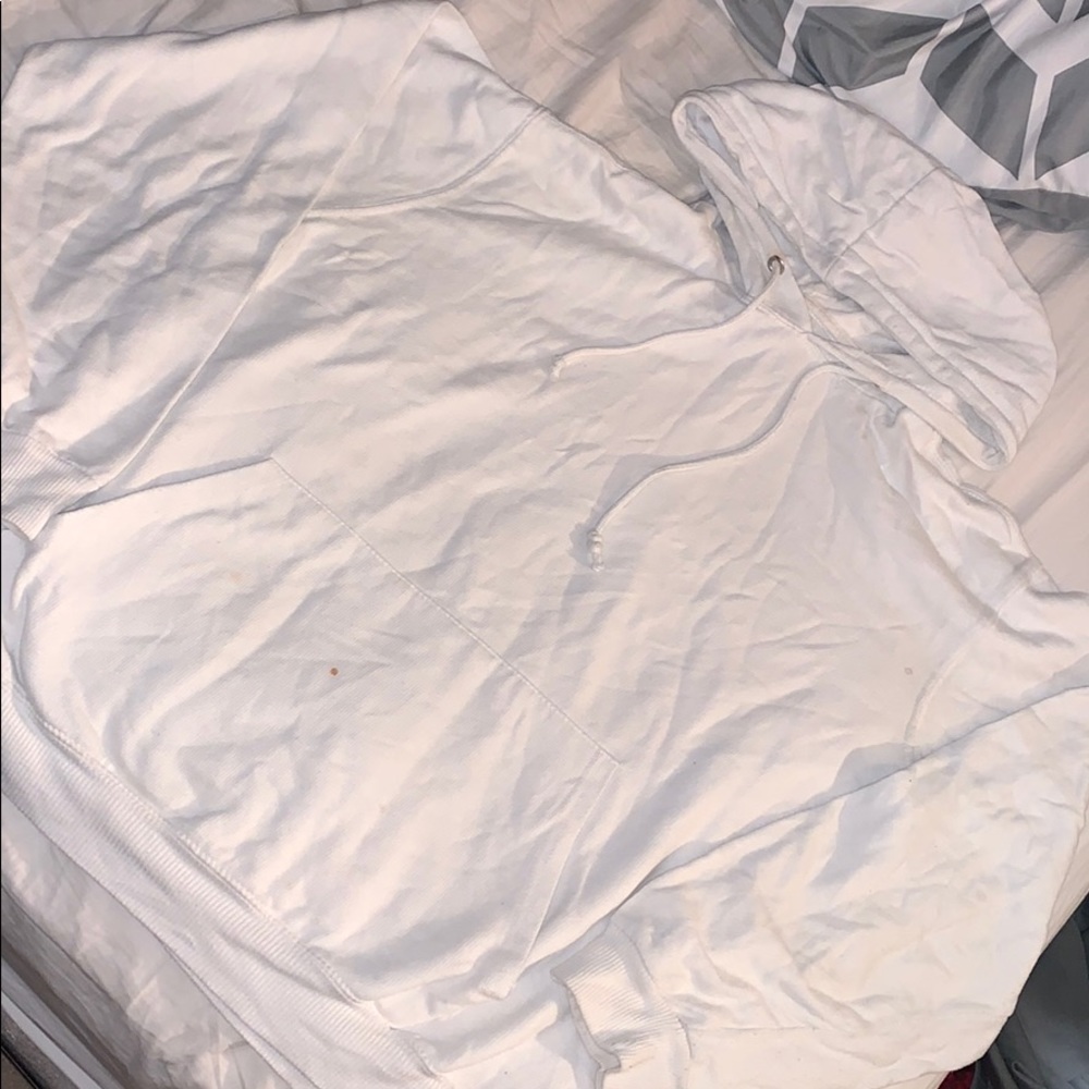 White sweatshirt